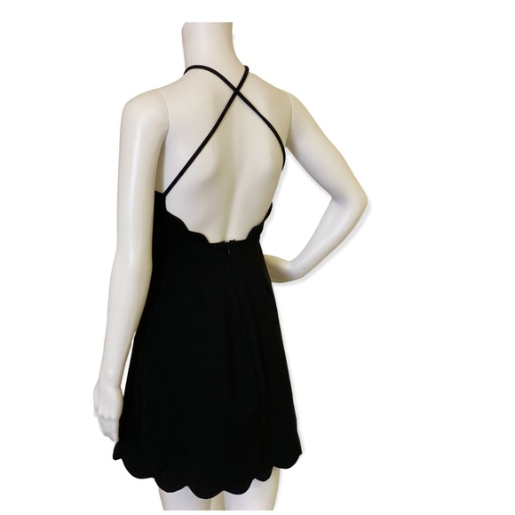 Lush Black Cocktail Dress - Picture 2 of 4